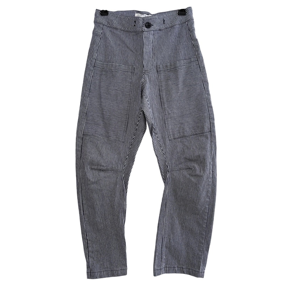 Longway Hickory Striped‎ Painter Pants Jeans Womens XS 26x26